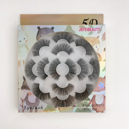 False Eyelashes Thick Style 7 Pairs Mixed Eyelashes 5D Mink-like Eyelash Handmade Eyelashes Simulation False Eyelashes Exaggerated