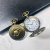 New Retro Pocket Watch Clear Digital Surface Flip Chain Quartz Watch Travel Commemorative Watch