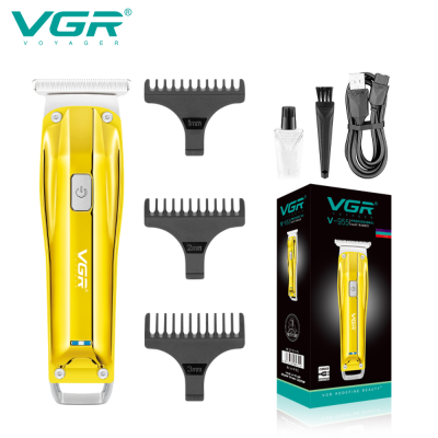 VGR V-955 High Quality Cut Machine Rechargeable Cordless Barber Hair Clippers Professional Electric Hair Trimmer for Men