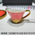 Cup Room Supplies Foreign Trade Products Ceramic Coffee Cup Mug Dish Electroplating Coffee Set Set
