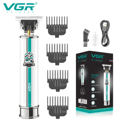 VGR V-079 T-Blade USB Professional Rechargeable Barber Cordless Hair Clippers Electric Trimmer for Men