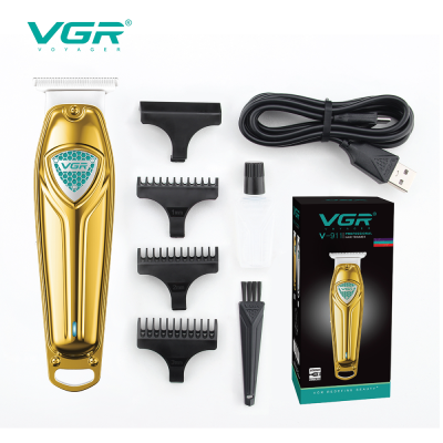 VGR V--911 low noise beard trimmer and hair clippper men professional electric cordless hair trimmer