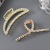 Extra Large Grip Large Hair Volume More than the Back Spoon Barrettes Female Summer Simple and Generous Grip Hair Clip Metal Shark Clip