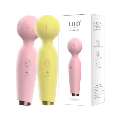 Lilo Lele Small Microphone Vibrator Female Mini AV Stick Multi-Frequency Vibration Masturbation Massage Stick Adult Supplies