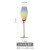 Nordic Instagram Style Symphony Crystal Champagne Glass Glass Creative Personality Goblet Sparkling Wine Glass Cocktail Glass