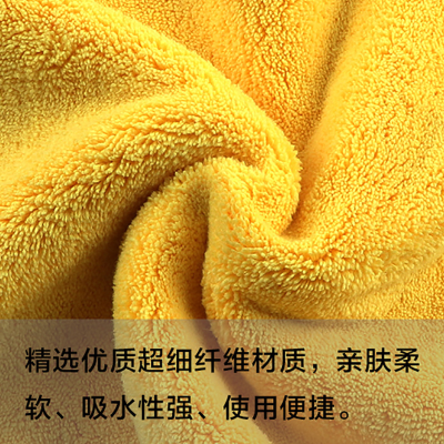 Thick Double-Sided Coral Fleece Car Cleaning Cloth