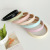 Korean Style Candy Color Headband Solid Color PU Leather Sponge Hair Accessories Headband Girl Hair Fixer