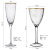 Hammer Pattern Crystal Red Wine Glass Phnom Penh Transparent Glass Goblet European Bar Personalized Sparkling Cocktail Champagne Glass