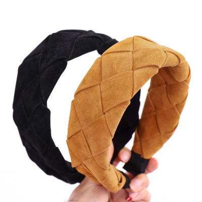 Cross-Border Headband Wholesale Simple Fashion Dough-Twist Style Plaits Headband One Piece Dropshipping Women's Outing Headwear Hair Tie R151