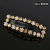 Ins Online Influencer Refined Bb Clip Korean Style Hollow Square Rhinestone Side Cropped Hair Clip Side Clip Hairpin Ornament Women