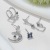 Daily Good Match Small and Fresh Earrings Four-Piece Set Earrings 2022new Fashion Earrings Women's Autumn/Winter Earrings