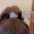 Rhinestone Crown Hair Ornament High Ponytail Fixed Grip Artifact Back Headwear Female Hairpin Anti-Collapse Hairpin