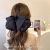 Chessboard Grid Big Bow Hairpin Back Head High-Grade Spring Clip Hairpin Online Influencer Refined Clip Hairware New