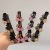 Cherry Rhinestone Bangs Forehead Broken Hair Organize Fantastic Braided Hair Barrettes Female Side Duckbill Clip Sub Headdress Hairpin Female