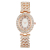 Cross-Border Fashion New Ladies Bracelet Watch Retro Roman Diamond Quartz Watch Fashion Trend Watch