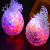 Led Light Flash Vent Ball Squeeze Tie Net Pocket Grape Ball Squeezing Toy Colorful Beads Device Stall Toy Wholesale