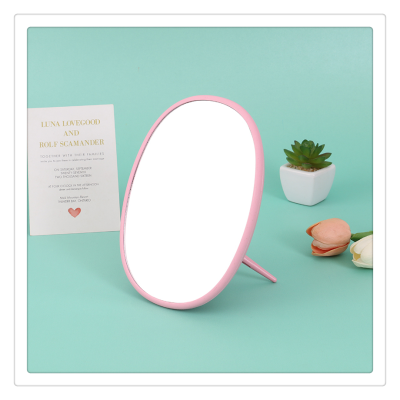 HD One-Sided Makeup Mirror Desktop Vanity Mirror Foldable and Portable Princess Mirror