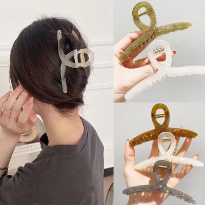 Oversized Jelly Color Grip Hair Volume Multi-Head Shark Clip Korean Ins Online Influencer Refined New Hairpin Female