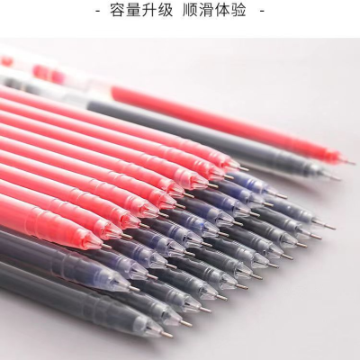 Large Capacity Giant Writing Gel Pen Wholesale Student Office Quick-Drying Pen Syringe 0.5mm Examination Exclusive Signature Pen