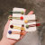 Japanese and Korean Ins Style Color Candy Contrast Color Duckbill Clip Korean Acrylic Internet Celebrity Cute Wild Hairpin Ornament Female