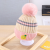 Baby Hat Autumn and Winter Cute Baby Woolen Cap Cartoon Smiley Face Cloth Label Warm Earflaps Cap