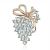 Best Seller in Europe and America High-End Crystal Brooch Women's Alloy Corsage Multiple Options Pearl Flower Accessories Factory Wholesale