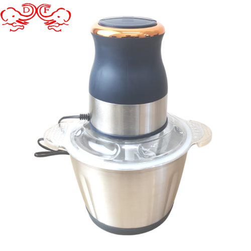 Df68012 Multi-Function Electric Meat Grinder Household Stainless Steel Mashed Garlic Pepper Cooking Machine Baby Food Supplement Machine