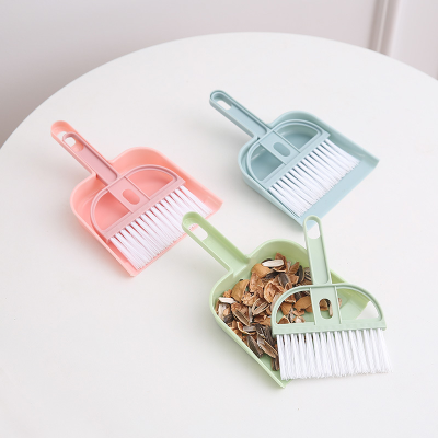 Mini Desktop Broom Dustpan Set Car Broom Bed-Sweeping Brush Hair Garbage Shovel Small Sweeping Broom Keyboard Brush