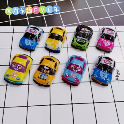 Hot Selling Product Warrior PVC Racing Car Cartoon Plastic Toy Egg Shell Capsule Toy Hanging Board Supply Gift Accessories Manufacturer