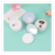 Princess round Portable Double-Sided Foldable Fabric Makeup Mirror Girl Embroidery Small Mirror Portable Dressing Mirror