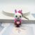 Forest Story Cartoon Animal Keychain Girls' Bags Pendant Activity Gift Panda Unicorn Doll