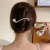 (Set) Korean Elegant Pearl Barrettes Women's Summer Back Head Frog Buckle Bar Hairclip Elegant Headdress