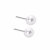 Silver Needle Korean Style Elegant Simple Pearl Stud Earrings All-Match 8mm Pearl Earrings Wholesale Gift Retail