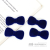 New Popular Flocking Flat Bow Tie Hair Clips Hair Accessories DIY Ornament Phone Shell Stickers Materials Accessories