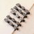 Black and White Houndstooth Braided Hair Barrettes Female Side Internet Celebrity New Hair Pin Forehead Fringe Clip Hair Patch Headdress