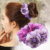 Elastic Band Hair Rope Headdress Korean Simple Flower Style Headband Adult Hair Updo Elegant Female Accessories Tie-up Hair Ponytail Hair String