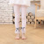 Summer Stockings Baby Ninesub-Socks White Printed with a Kid Girls' Leggings without Feet Children's Spring and Autumn Thin Matching Skirt