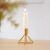 Gentle Times Factory Wholesale Single-Head Candlestick Romantic Candlelight Dinner Props Iron Craft Decorations Cross-Border Candle Holder