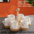 Ceramic Cup Jingdezhen Ceramic Coffee Set Set 6 Cups 6 Saucers Coffee Cup Butterfly Set Mug