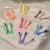 Rainbow Ins Duckbill Clip Candy Color Hair Clip Hair Patch Internet Celebrity Side Hairpin Bang Clip Headdress for Women