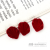 Red Rose Petal Resin Pendant Imitation Shell Pendant DIY Earrings Ear Stud Necklace Bracelet Jewelry Accessories