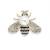 High-End Rhinestone Animal Bee Brooch Women's Accessories Hot Sale Simple Fresh Water Pearl Pin Brooch/Collar Pin Wholesale