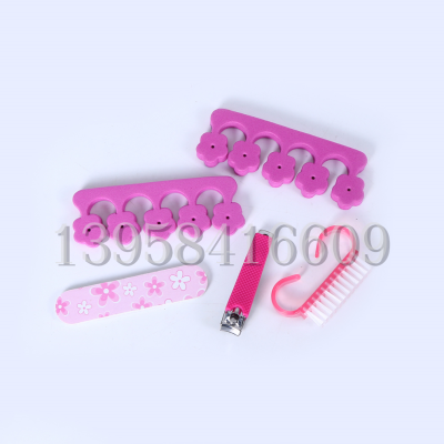 Transparent Zipper Bag Packaging Manicure Manicure Polishing Care Maintenance Tool Pedicure Tool Set Style Multi-Purpose