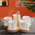 Ceramic Cup Jingdezhen Ceramic Coffee Set Set 6 Cups 6 Saucers Coffee Cup Butterfly Set Mug