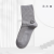 High Quality Double Needle Socks Men's Autumn Winter Pure Cotton Thickened Middle Deodorant Cotton Solid Color Stockings