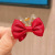 Children's Cute Three-Dimensional Rabbit Ears Bow Barrettes Little Girl Grip Adult Female Star Alloy Rhinestone Hairpin