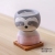 Home Furnishings Desktop Cartoon Bear Head Tilt Doll Breathable Painted Ceramic Succulent Plant White Pottery Small Flower Pot Indoor