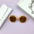 Fashion PC Frame Children's Sunshine Mirrior Bag Cute Concave Shape Fried Street UV Protection Kids' Sunglasses Tide