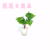 Artificial/Fake Flower Bonsai Ceramic Basin Green Plant Leaves More than Daily Decoration Ornaments