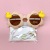 New Fashion Kids Sunglasses Flower Small Yellow Duck Cute Shape Boys' and Girls' Sunglasses Cross-Border Wholesale Baby Mirror
